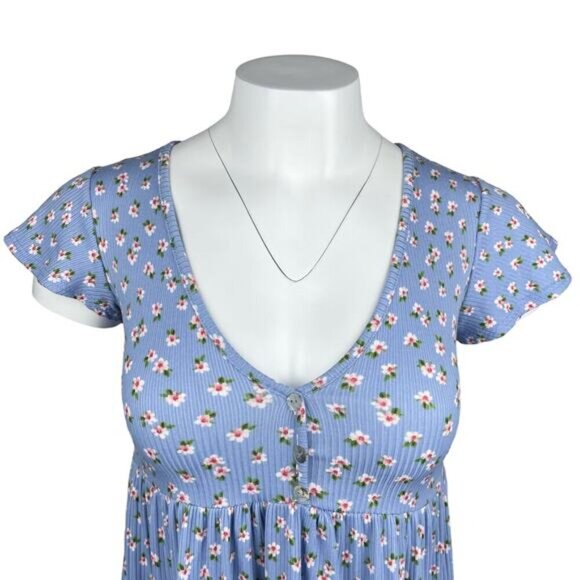 NWT JESSICA SIMPSON Babydoll Floral Dress Sz XS - Picture 2 of 4